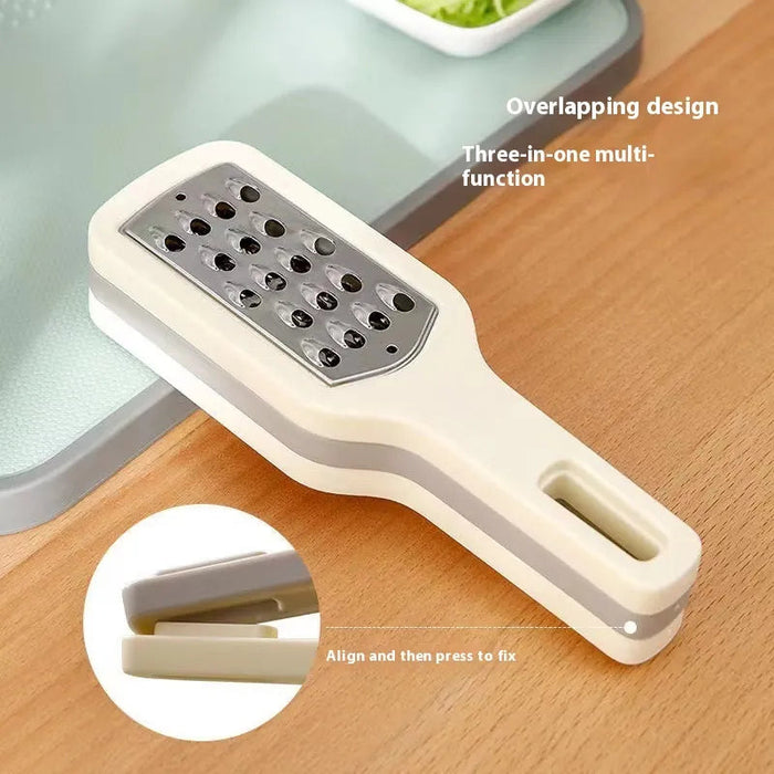 3 In 1 Cheese Grater Portable Handheld Stainless